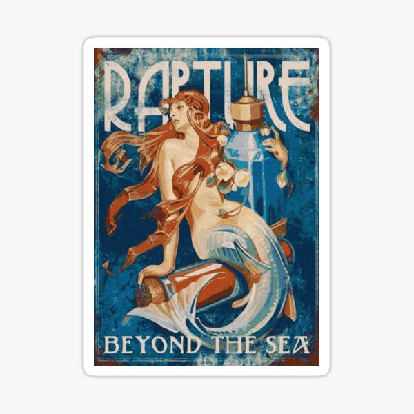 Rapture Bioshock Goddess Sticker