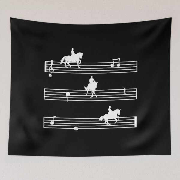 Item preview, Dressage silhouette horse rider free gift designed and sold by Weilichesmag.