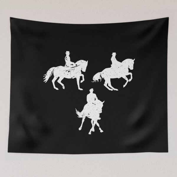 Item preview, Dressage silhouette horse rider free gift designed and sold by Weilichesmag.