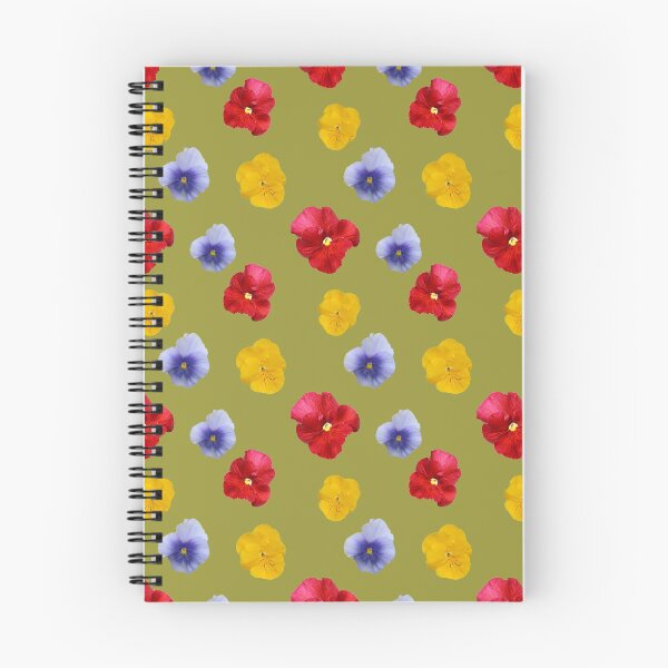 Item preview, Mixed Pansies - Red, Violet and Yellow designed and sold by STHogan2.