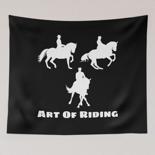 Item preview, Dressage silhouette horse rider saying gift designed and sold by Weilichesmag.