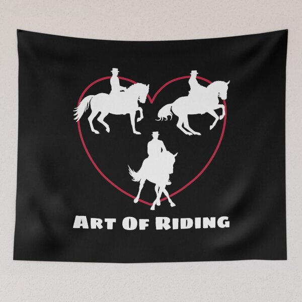Item preview, Dressage silhouette horse rider saying gift designed and sold by Weilichesmag.