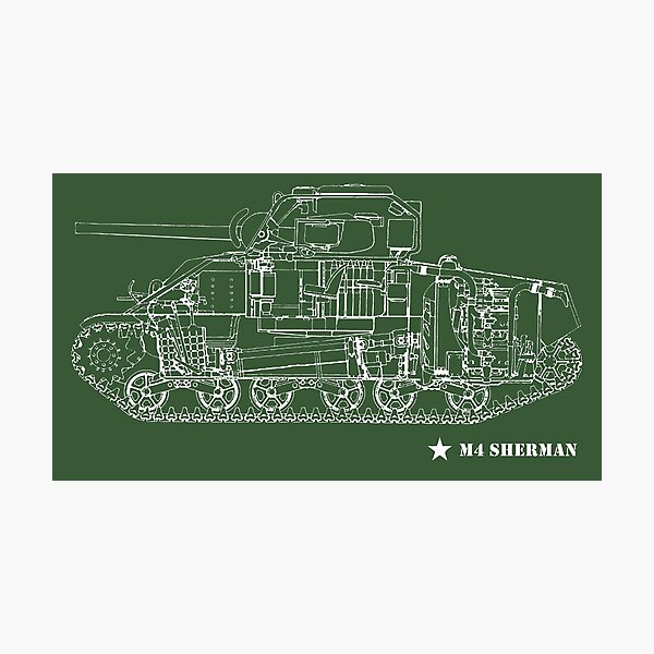 Sherman M4 Photographic Prints for Sale