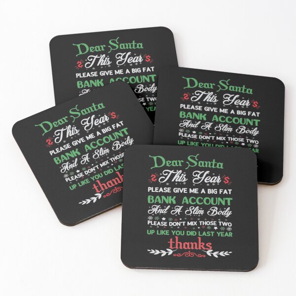 Item preview, Santa give me a big fat bank account this Christmas designed and sold by weewhirlwind.
