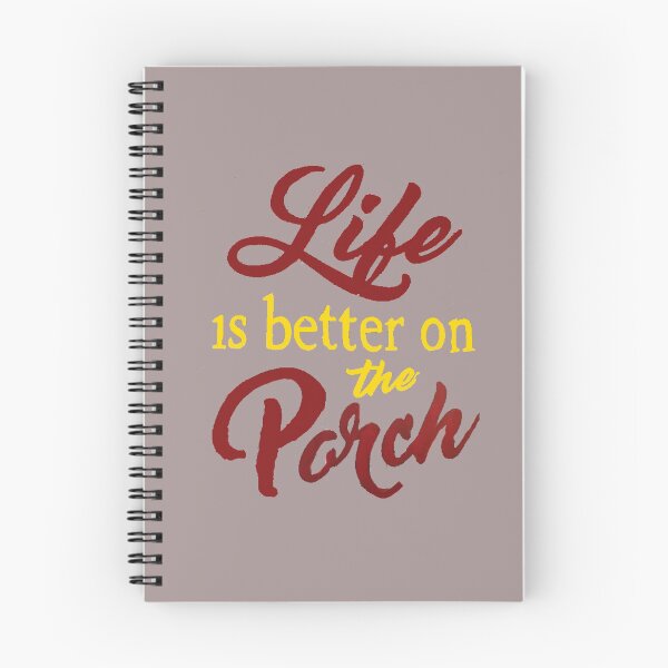 Item preview, Life Is Better On The Porch designed and sold by SwampfoxDesign.