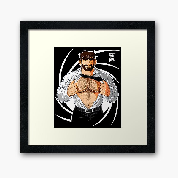 ADAM LIKES SPY MOVIES Framed Art Print