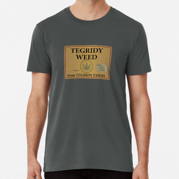 Vista previa del artículo con la obra «Tegridy Weed De Tegridy Farms», diseñado y vendido por FanaToonic.