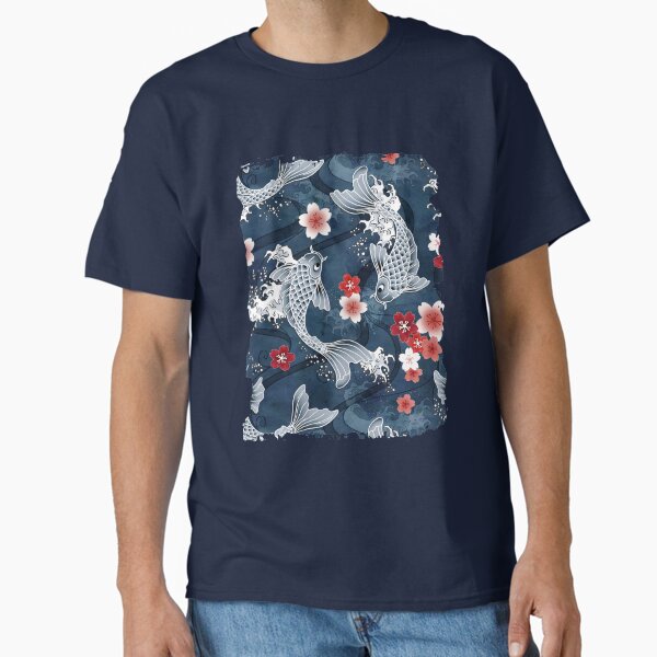 Artikel-Vorschau von Koi Sakura Blüte in blau, designt und verkauft von adenaJ.