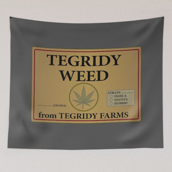 Item preview, Tegridy Weed From Tegridy Farms designed and sold by FanaToonic.