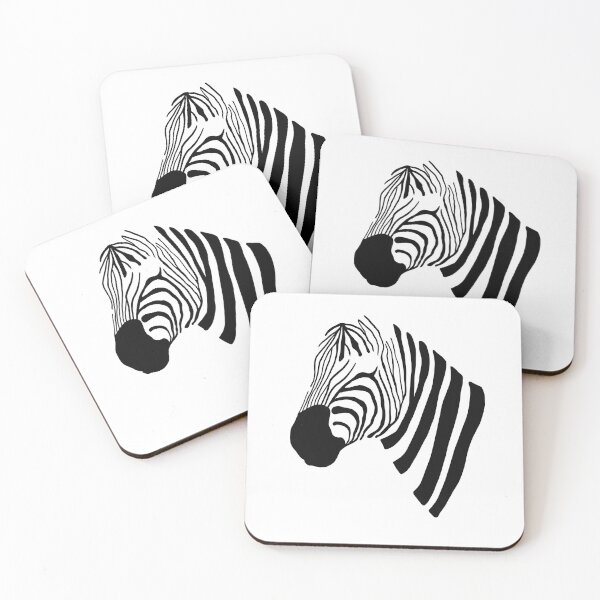 Item preview, Zebra minimal artwork - white edition designed and sold by isstgeschichte.