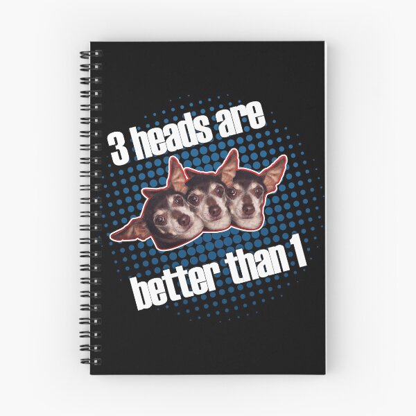 Item preview, 3 chihuahua heads are better than 1 designed and sold by Kam-designs.