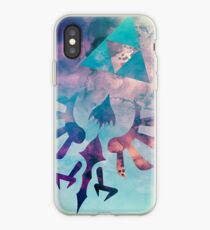 Vinilo o funda para iPhone Watercolored Hylian Crest