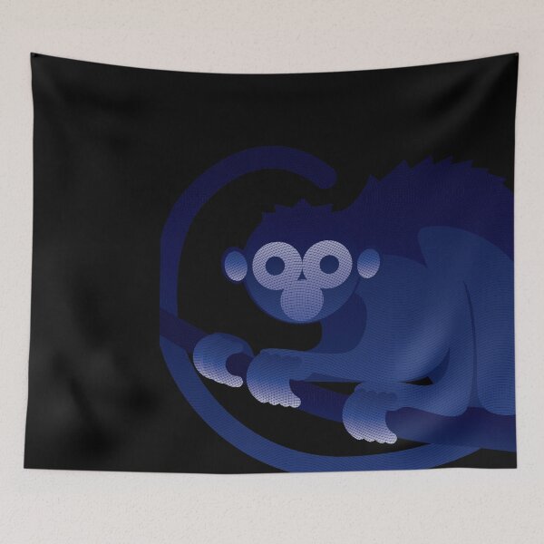 Item preview, Cute Blue Monkey Design designed and sold by danielliamgill.