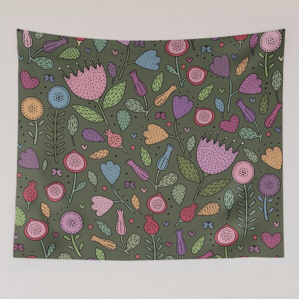 Item preview, Floral pattern designed and sold by ValentinaHramov.