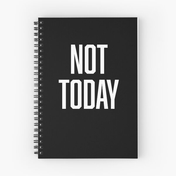 Item preview, Not Today designed and sold by BoldPrint.