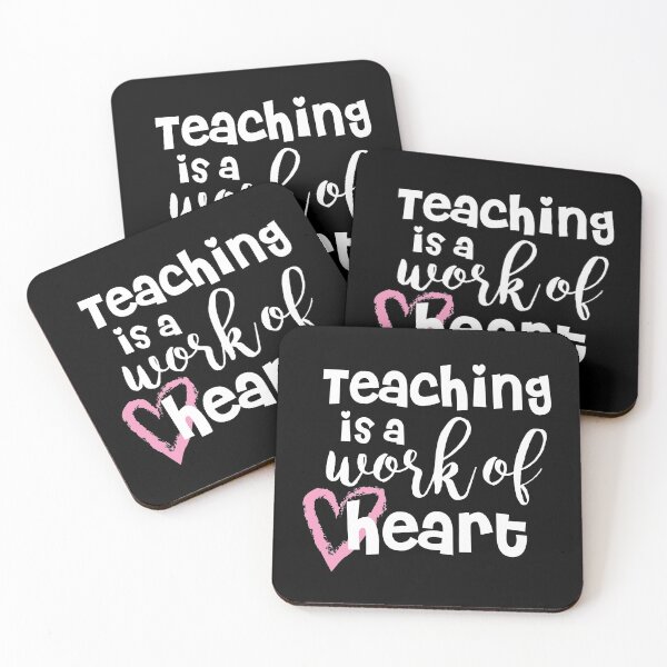 Item preview, Teaching Is A Work Of Heart designed and sold by starsdesigns.