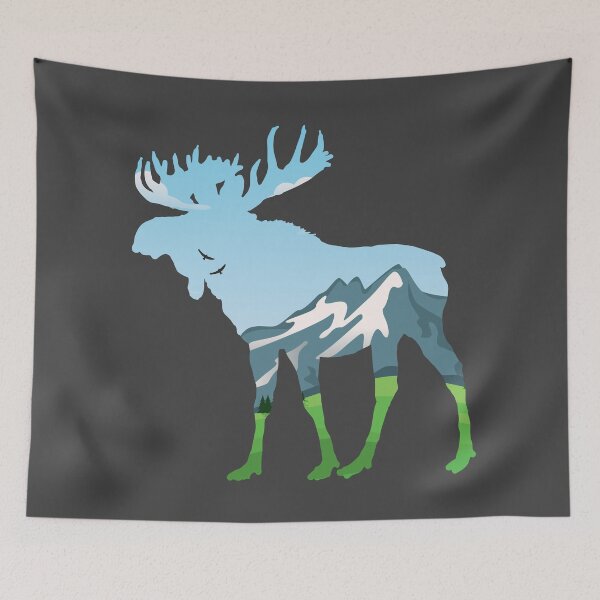 Item preview, Moose of the Canadian Rockies designed and sold by Leeloks.