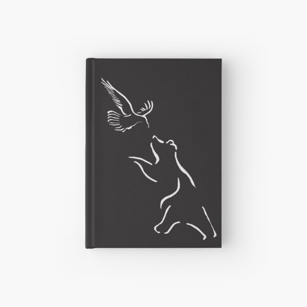 Raven and Bear Meet Hardcover Journal