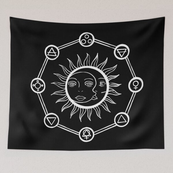 Item preview, Protection symbol sun and moon designed and sold by RAWWR.
