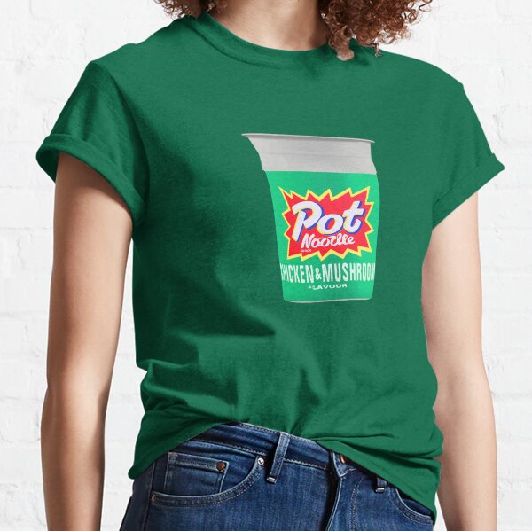 Chicken and Mushroom Pot Noodle design Classic T-Shirt