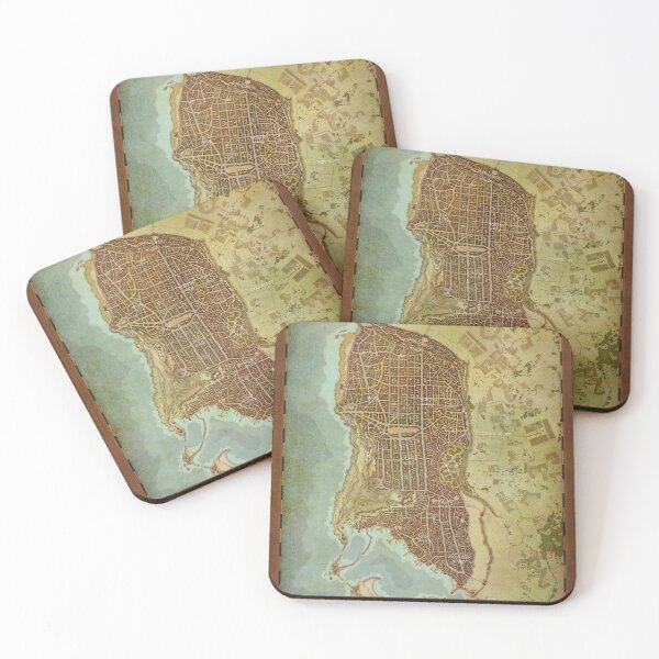 Item preview, Waterdeep City Map designed and sold by wolfofthenorth.