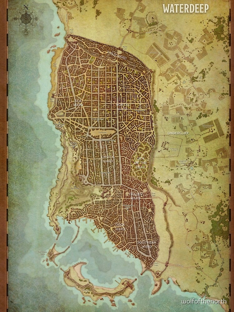 map of waterdeep