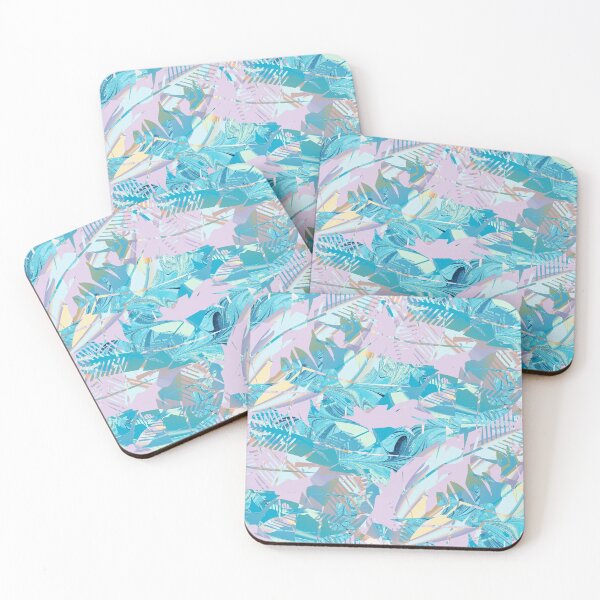 Artikelvorschau, Feathers Tropical Rapportmuster entworfen und verkauft von MarbleCloud.