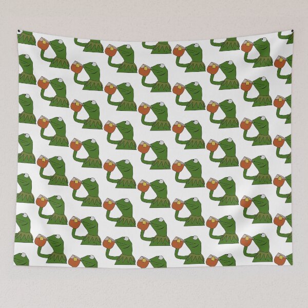 Item preview, Sipping Tea Meme King but That's None of my Business designed and sold by ccheshiredesign.