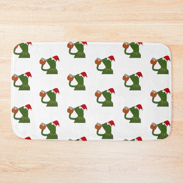 Item preview, Christmas Santa Sipping Tea Meme designed and sold by ccheshiredesign.