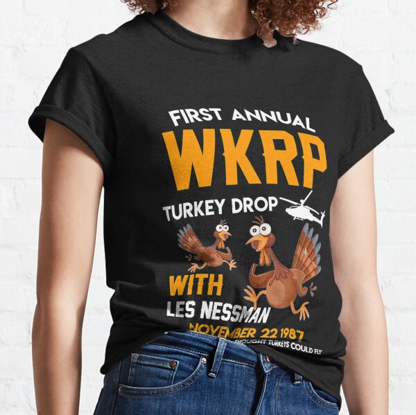 Item preview, Funny WKRP-Turkey-Drop Thanksgiving Gift designed and sold by 1997vlog.