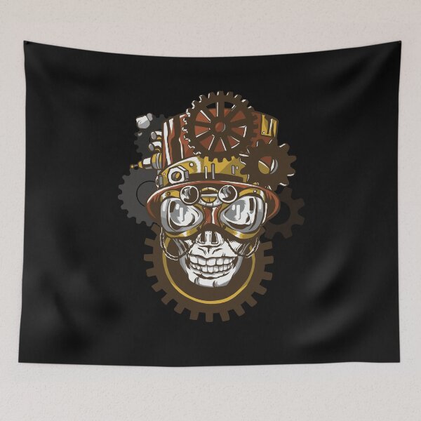 Item preview, Steampunk skull designed and sold by DerSenat.
