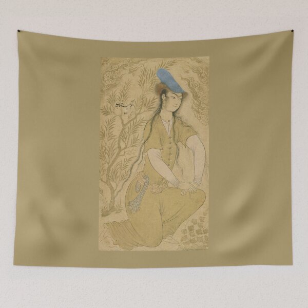 Item preview, Girl - Reza Abbasi - c1600 designed and sold by CrankyOldDude.