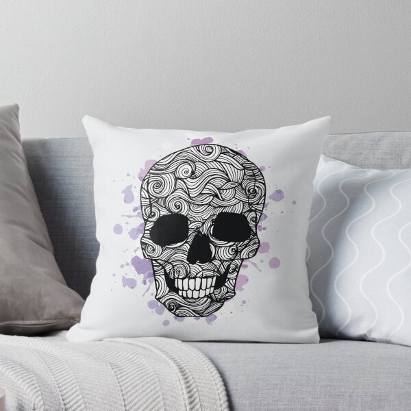 Item preview, Watercolor skull designed and sold by DerSenat.