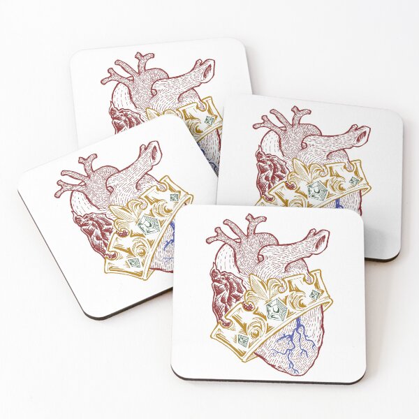 Item preview, Royal White Heart Trace Color designed and sold by Nealoc.