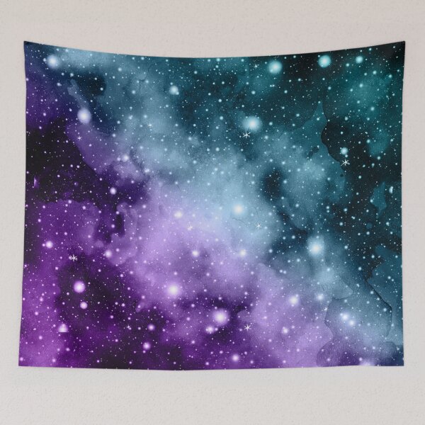 Item preview, Purple Teal Galaxy Nebula Dream #3 #decor #art designed and sold by Anita's & Bella's Art.