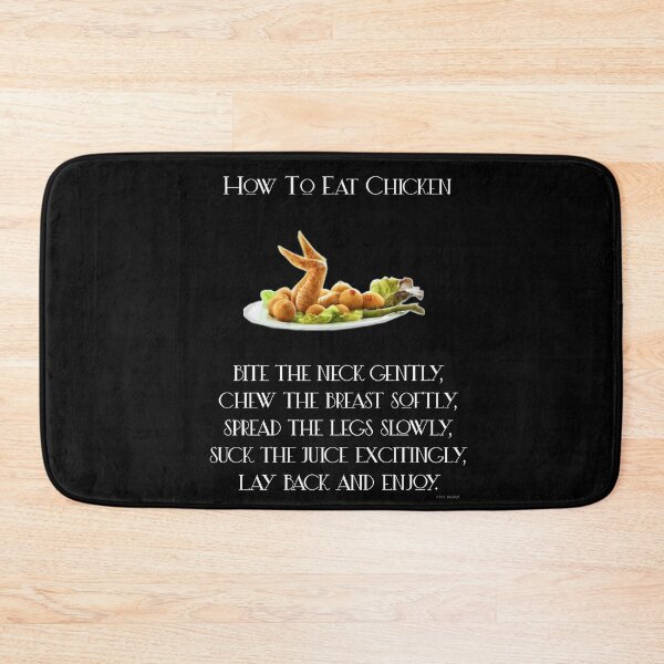 Item preview, How to Eat Chicken designed and sold by BritishYank.