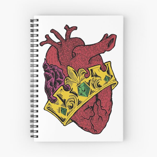 Item preview, Royal Heart Color Trace Black designed and sold by Nealoc.