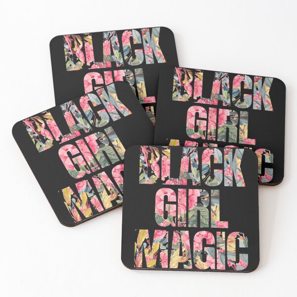 Item preview, Black girl magic botanica watercolour paint designed and sold by Scoopivich.