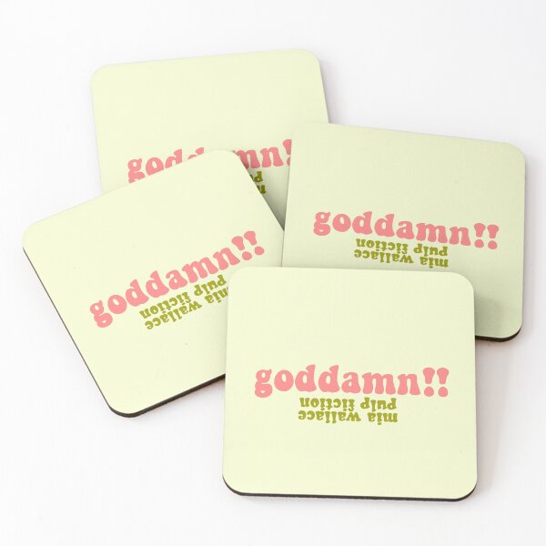 Item preview, mia wallace’s “goddamn” designed and sold by fabrjzia.