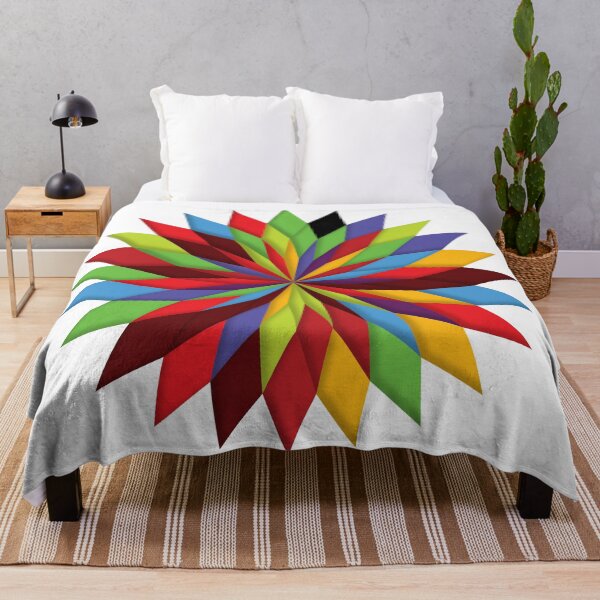 Item preview, Pi spectral flower: Harmonious play of colors in mathematical art designed and sold by Adriano Fattizzo.