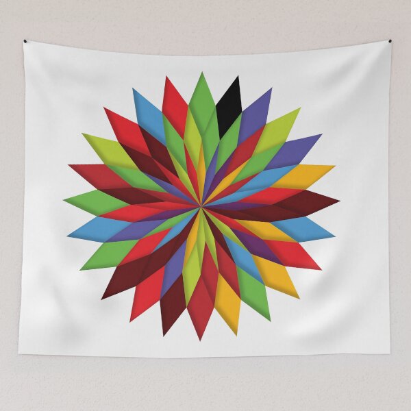 Item preview, Pi spectral flower: Harmonious play of colors in mathematical art designed and sold by Adriano Fattizzo.