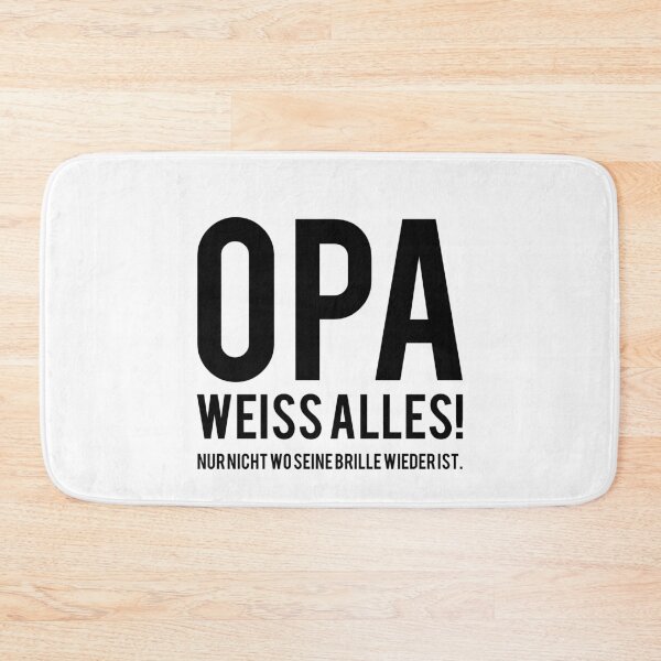 Item preview, Grandpa knows everything! Not only where his glasses are again. designed and sold by Victorias-Art.