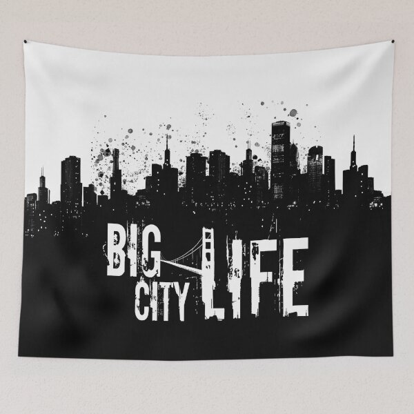 Item preview, big city life black n white designed and sold by Conquart.