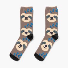 Emoji: Sleeping Sloth Socks