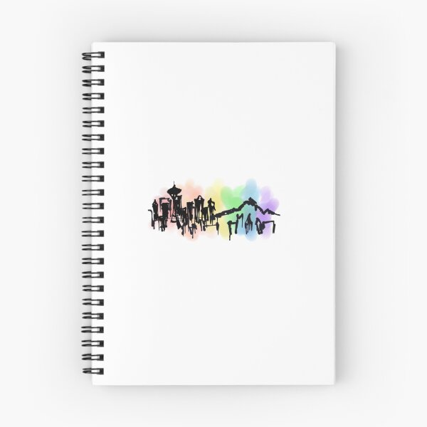 Item preview, Seattle Rainbow Skyline designed and sold by Reddmatter.