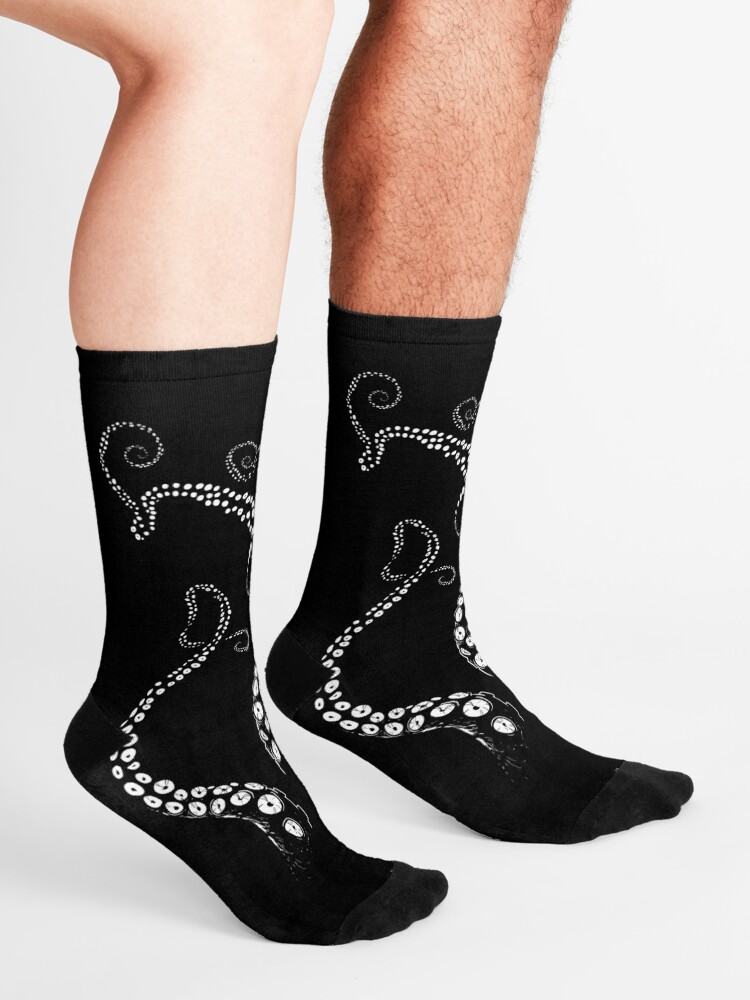 Alternate view of tentacles Socks