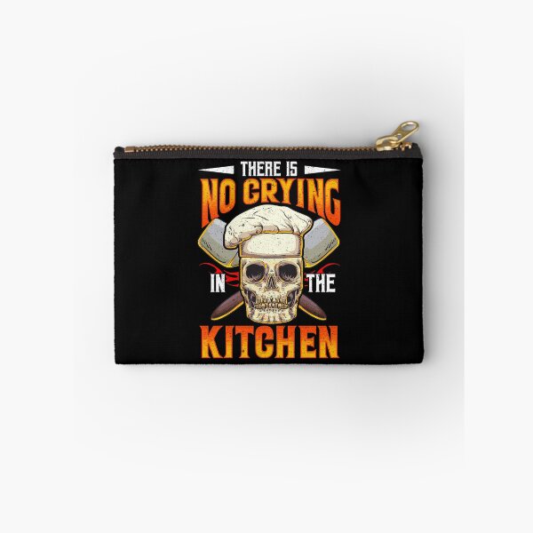Item preview, Funny Skull Kitchen Culinary Cook There Is No Crying In The Kitchen designed and sold by UniQueensShop.