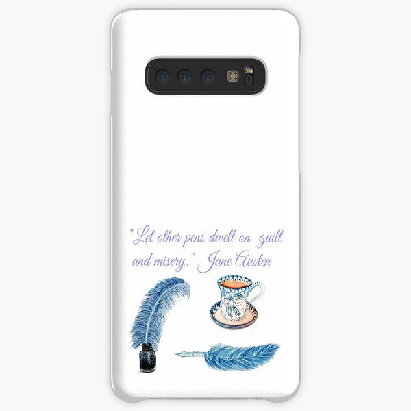 Jane Austen Quote "Let other pens dwell on misery & guilt" Samsung Galaxy Snap Case