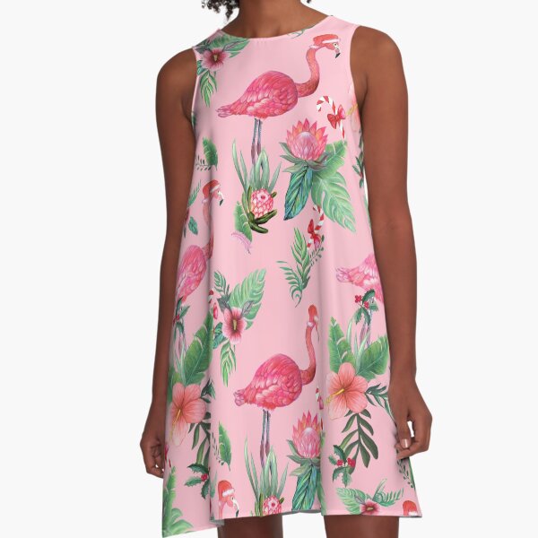 tropical christmas dress