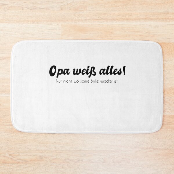 Item preview, Grandpa knows everything! Not only where his glasses are again. designed and sold by Victorias-Art.